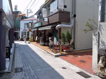 敷地南側の前面道路