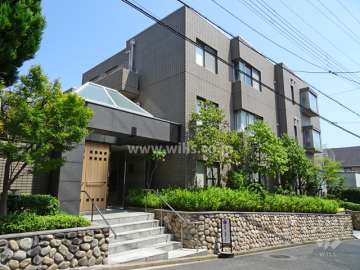 岡本シティハウスの外観（北西側から）