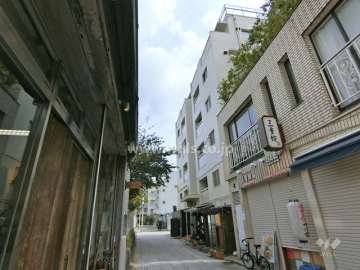 岡本マンションの外観（北西側から）