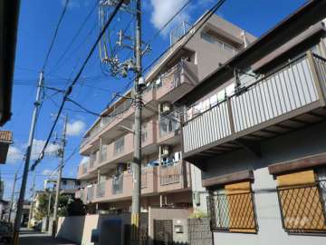 甲南ドエル御影の外観（南東側から）
