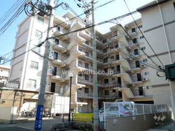 甲南深江ハイムの外観（北西側から）