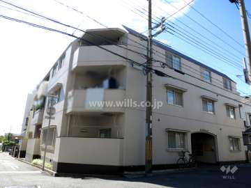 住吉宮町ハイツの外観（北東側から）