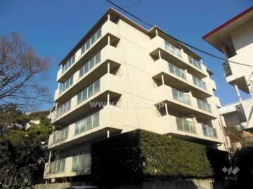 住吉川ハイツの外観（南西側から）