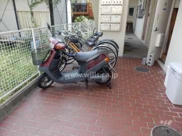 駐輪場、共用ポスト