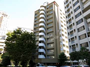 RICウエストコート4番街南棟1番館の外観（北西側から）