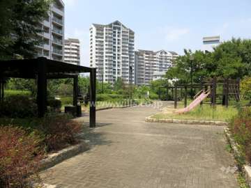 敷地に隣接する小さな公園