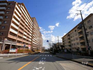敷地南側の前面道路