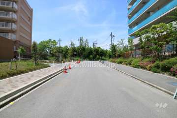 敷地南側前面道路(東側から)