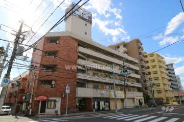 ユニーブル岡町の外観（北東側より）