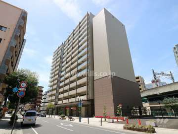 ジオ阪急川西レジデンスマークの外観（北東側から）