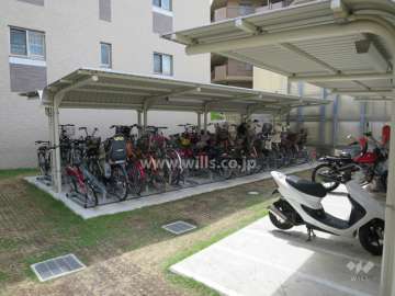 自転車置場、バイク置場