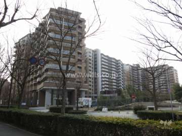 Brilliaレジデンス六甲アイランドの外観（北東側から）