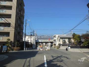 敷地東側の前面道路