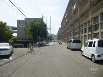 敷地南側の前面道路
