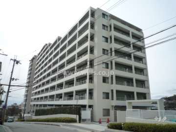 グレイスビュー六甲山手の外観（北東側から）