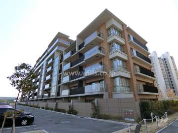六甲アイランドCITY-W7Residence6番館の外観（北東側から）