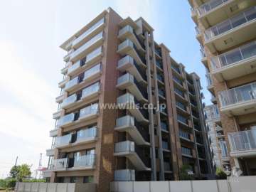 六甲アイランドCITY　W7Residence8番館の外観（北東側から）