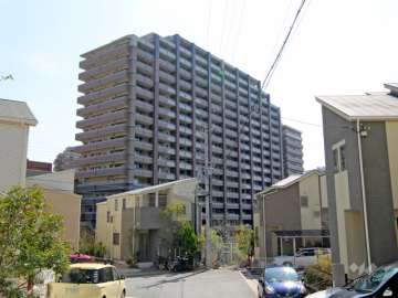 リビオ六甲高羽ガーデンスクエアの外観(北西側から)