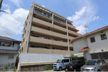 アルファステイツ六甲篠原の外観（南西側から）