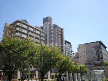 ウェルブ六甲道3番街4番館の外観(南北西側から)