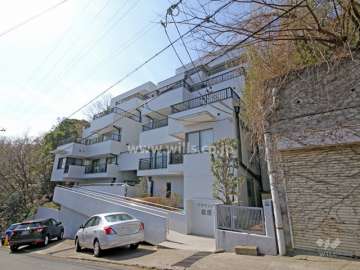 クラウンハイツ篠原台1の外観(北東側から)
