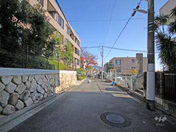 敷地南側の前面道路