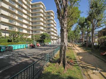 敷地南側の前面道路