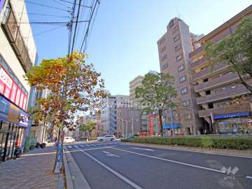 敷地北側の前面道路（山手幹線）