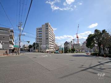 敷地北西側からの交差点