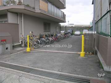 駐車場の入り口