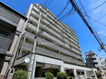 シャリエ六甲道の外観（南西側から）