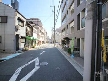 敷地東側の道路。