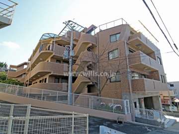 セレッソコート御影山手の外観(北西側から)
