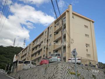 ハイツ一王山A棟の外観(北西側から)