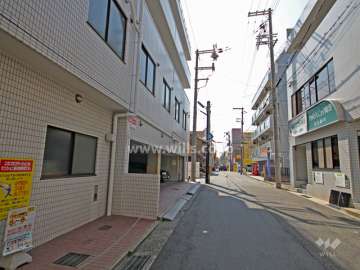 敷地北側の道路