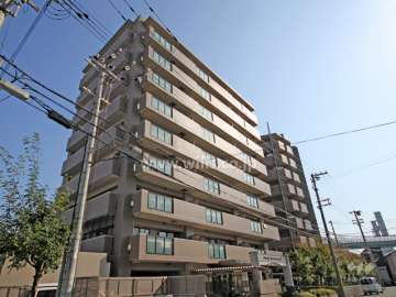 プレステージ灘新在家3の外観(北西側から)