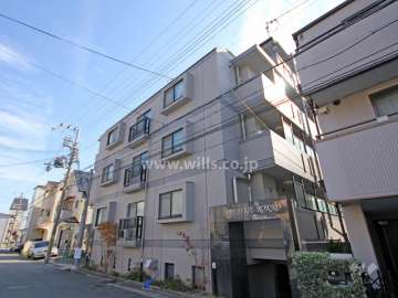プレステージ六甲の外観(北西側から)
