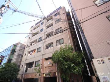 プレステージ六甲道駅前２の外観(北西側から)
