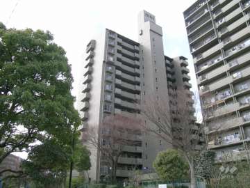 千里中央パークヒルズＦ棟の外観（北側から）