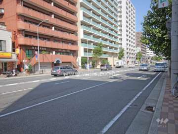 敷地南側の道路（山手幹線）