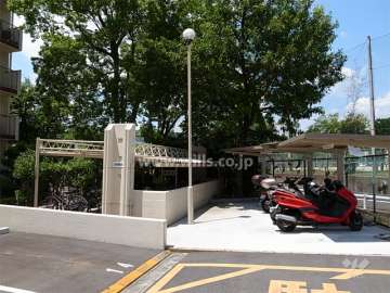 駐輪場とバイク置き場