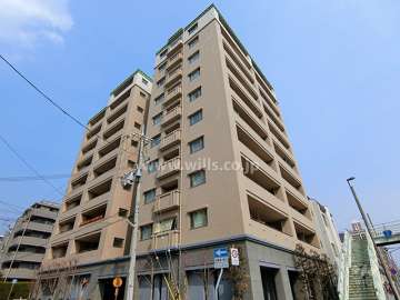 リーベスト六甲道の外観（南西側から）