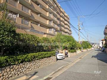 敷地南側の前面道路