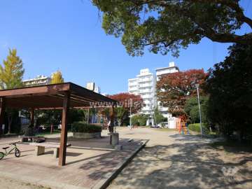 『寺内南公園』から見たプチロイヤル緑地公園