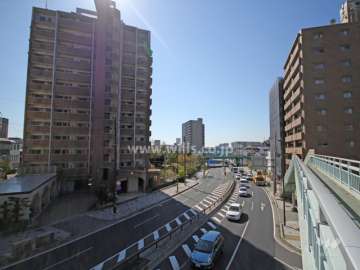 敷地北西側の前面道路（国道2号線）