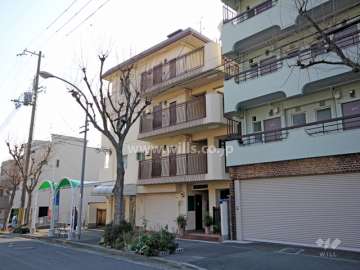 甲南第2六甲ハイムの外観(北西側から)