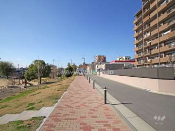 敷地南側の前面道路