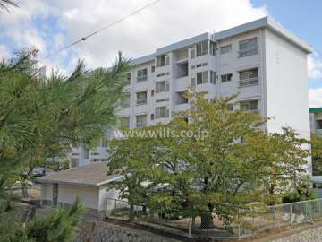 鶴甲コーポ5号館の外観(北西側から)