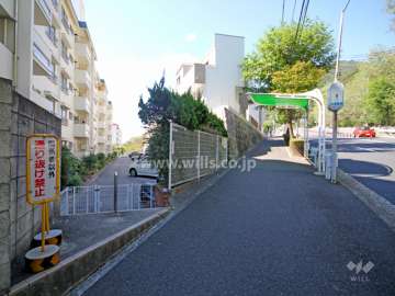 敷地東側の道路