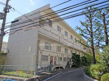 鶴甲コーポ29号館の外観(北東側から)
